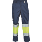 Obrázok z Cerva BILBAO HV Pracovné nohavice navy / žlté