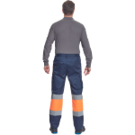 Obrázok z Cerva BILBAO HV Pracovné nohavice navy / oranžové