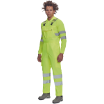 Obrázok z  Cerva GANDIA HV Pracovné nohavice s trakmi žlté