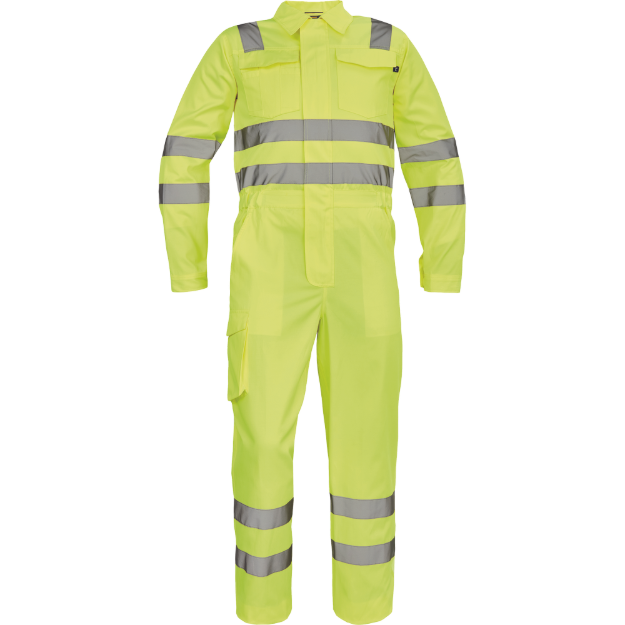 Obrázok z Cerva PATERNA HV Pracovná kombinéza žltá