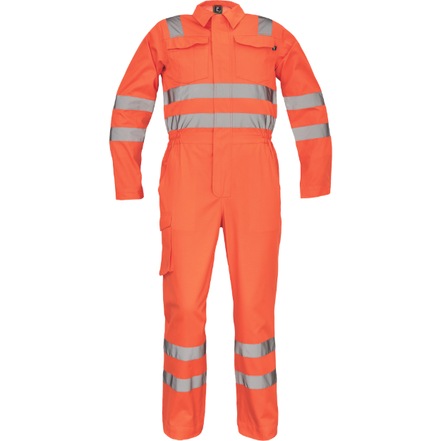 Obrázok z Cerva PATERNA HV Pracovná kombinéza oranžová