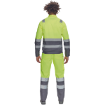 Obrázok z Cerva VALENCIA HV Pracovná bunda žlto / šedá