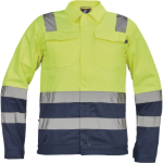 Obrázok z Cerva VALENCIA HV Pracovná bunda žltá / navy