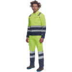 Obrázok z Cerva VALENCIA HV Pracovná bunda žltá / navy