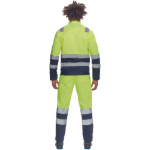 Obrázok z Cerva VALENCIA HV Pracovná bunda žltá / navy