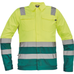 Obrázok z Cerva VALENCIA HV Pracovná bunda žltá / zelená
