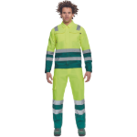 Obrázok z Cerva VALENCIA HV Pracovná bunda žltá / zelená