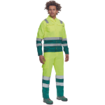 Obrázok z Cerva VALENCIA HV Pracovná bunda žltá / zelená