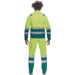 Obrázok z Cerva VALENCIA HV Pracovná bunda žltá / zelená