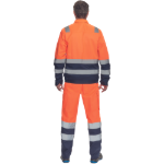 Obrázok z Cerva VALENCIA HV Pracovná bunda oranžová / navy