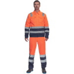 Obrázok z Cerva VALENCIA HV Pracovná bunda oranžová / navy