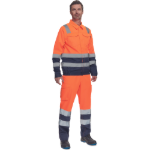 Obrázok z Cerva VALENCIA HV Pracovná bunda oranžová / navy