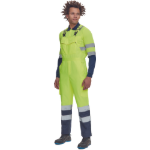 Obrázok z Cerva LORCA HV Pracovné nohavice s trakmi žlté / navy