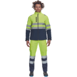 Obrázok z Cerva GRANADA HV Pánska softshellová bunda žltá / navy