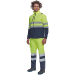 Obrázok z Cerva GRANADA HV Pánska softshellová bunda žltá / navy