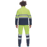 Obrázok z Cerva GRANADA HV Pánska softshellová bunda žltá / navy