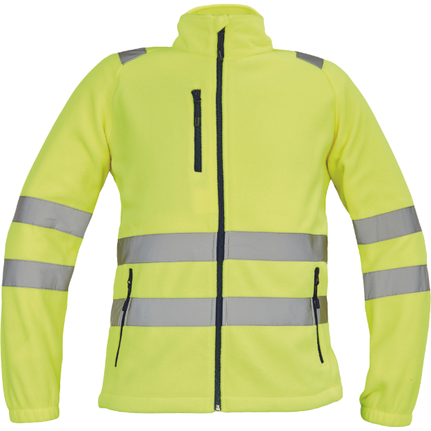 Obrázok z Cerva ALMERIA HV Pánska fleecová mikina žltá