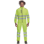 Obrázok z Cerva ALMERIA HV Pánska fleecová mikina žltá