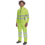 Obrázok z Cerva ALMERIA HV Pánska fleecová mikina žltá