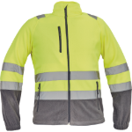 Obrázok z Cerva SEVILLA HV Pánska fleecová mikina žltá / šedá