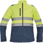 Obrázok z Cerva GRANADA HV Pánska softshellová bunda žltá / navy