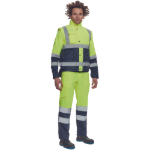 Obrázok z  Cerva HELLIN HV Pánska zimná vesta žltá / navy