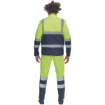 Obrázok z  Cerva HELLIN HV Pánska zimná vesta žltá / navy