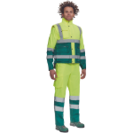 Obrázok z Cerva HELLIN HV Pánska zimná vesta žltá / zelená