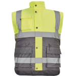 Obrázok z Cerva HELLIN HV Pánska zimná vesta žltá / šedá