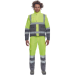 Obrázok z Cerva HELLIN HV Pánska zimná vesta žltá / šedá