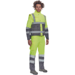 Obrázok z Cerva HELLIN HV Pánska zimná vesta žltá / šedá