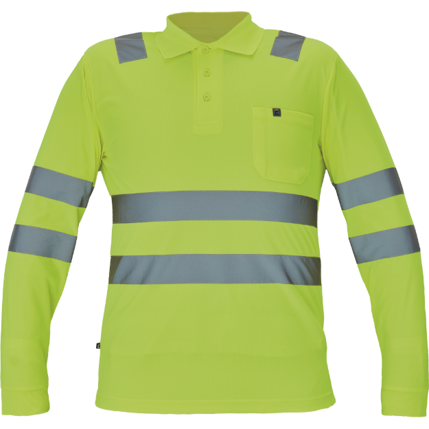 Obrázok z Cerva LUGO HV Pánska polokošeľa žltá