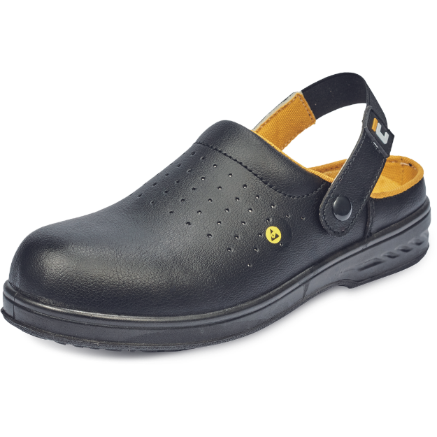 Obrázok z Cerva RAVEN BLK MF ESD SB SRC Pracovné šľapky 