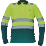 Obrázok z Cerva LEON HV Pánska polokošeľa žltá / zelená
