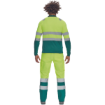 Obrázok z Cerva LEON HV Pánska polokošeľa žltá / zelená