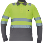 Obrázok z Cerva LEON HV Pánska polokošeľa žltá / šedá