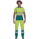 Obrázok z Cerva CADIZ HV Pánska polokošeľa žltá / zelená