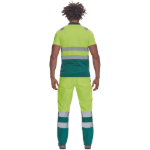 Obrázok z Cerva CADIZ HV Pánska polokošeľa žltá / zelená