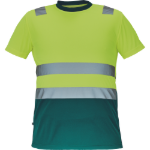 Obrázok z Cerva MONZON HV Pánske tričko žlté / zelené