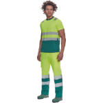 Obrázok z Cerva MONZON HV Pánske tričko žlté / zelené