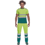 Obrázok z Cerva MONZON HV Pánske tričko žlté / zelené