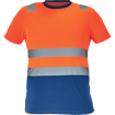 Obrázok z Cerva MONZON HV Pánske tričko oranžové / navy