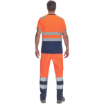 Obrázok z Cerva MONZON HV Pánske tričko oranžové / navy