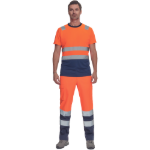 Obrázok z Cerva MONZON HV Pánske tričko oranžové / navy