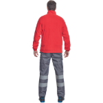 Obrázok z Cerva BHADRA Pánska fleecová bunda červená