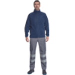 Obrázok z Cerva BHADRA Pánska fleecová bunda navy