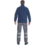 Obrázok z Cerva BHADRA Pánska fleecová bunda navy