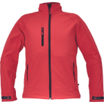 Obrázok z Cerva CHITRA Pánska softshellová bunda červená