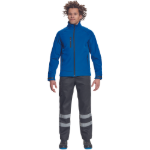 Obrázok z Cerva CHITRA Pánska softshellová bunda modrá