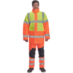 Obrázok z Cerva SEFTON Reflexná bunda žltá / oranžová - zimná